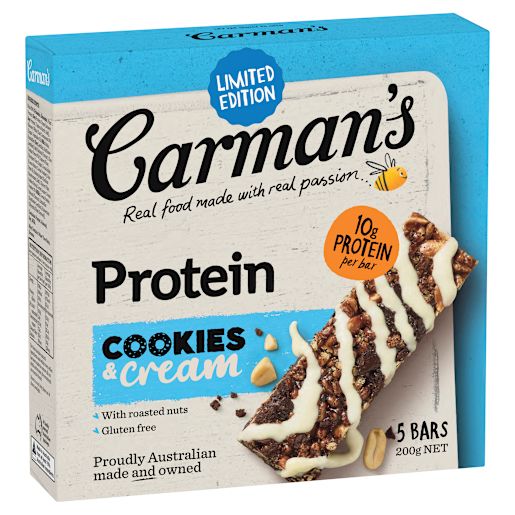 COOKIES & CREAM PROTEIN BARS 200GM