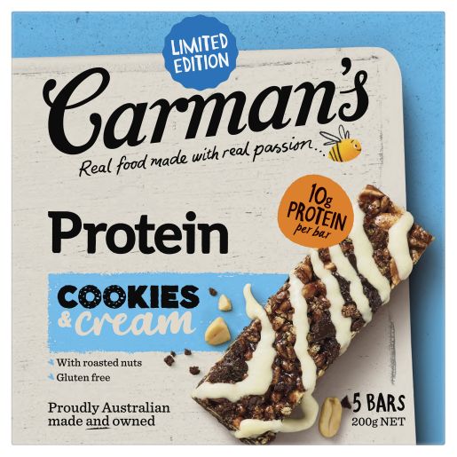 COOKIES & CREAM PROTEIN BARS 200GM