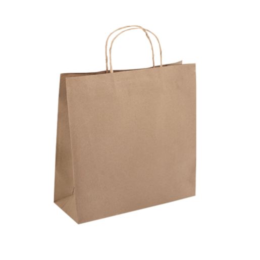 BROWN DELIVERY TWIST HANDLE BAG KRAFT 250S