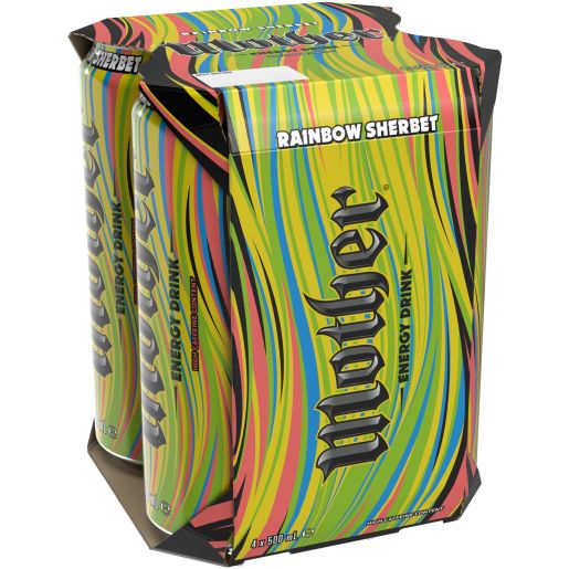 RAINBOW SHERBET ENERGY DRINK CAN 4X500ML