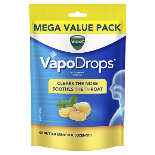 BUTTER MENTHOL VAPODROPS 42S