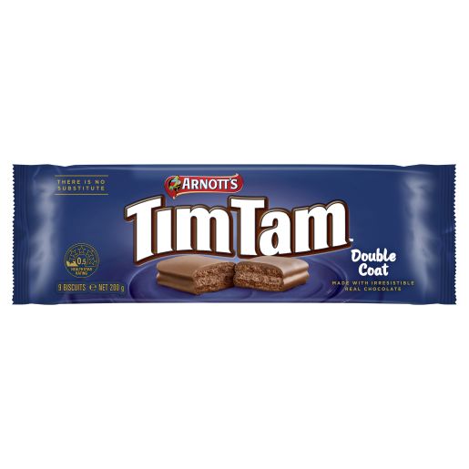 BISCUITS CHOCOLATE TIM TAM DOUBLE COAT 200GM