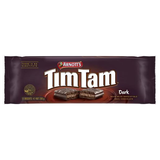 BISCUITS CHOCOLATE TIM TAM CHOCOLATE CLASSIC DARK 200GM