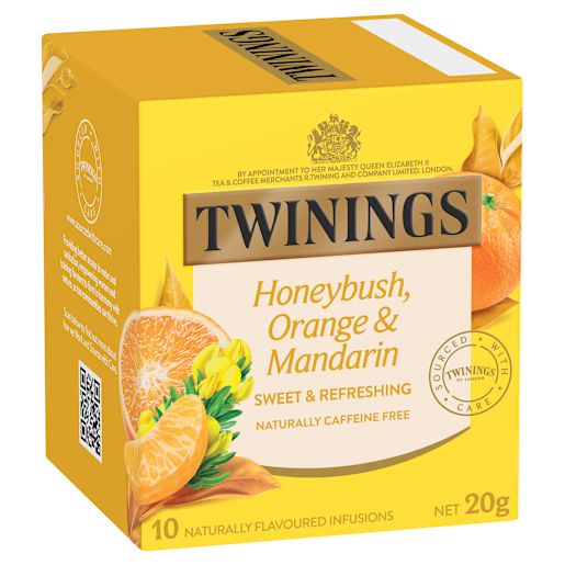 HONEYBUSH ORANGE MANDARIN TEABAGS 10S