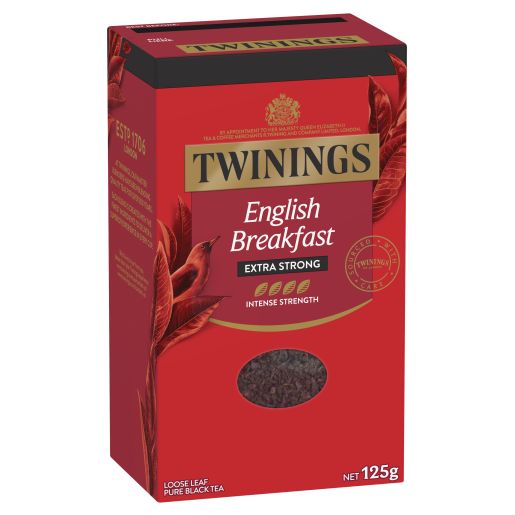 ENGLISH BREAKFAST EXTRA STRONG LOOSE LEAF TEA 125GM