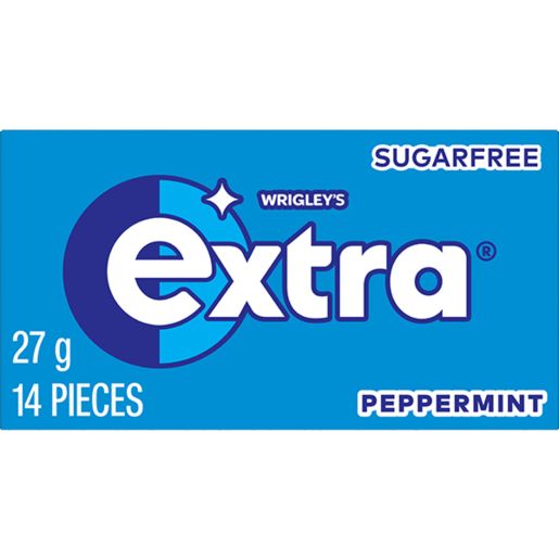 EXTRA PEPPERMINT ENVELOPE PACK SINGLE 27GM