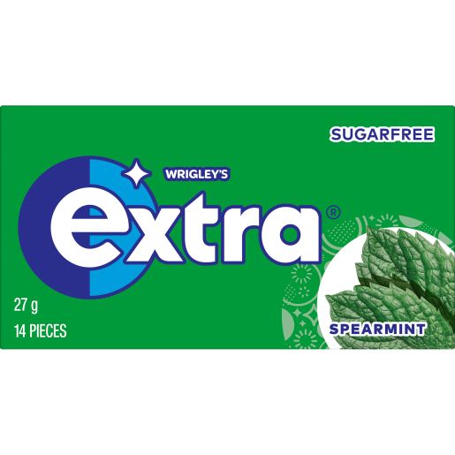 EXTRA SPEARMINT ENVELOPE PACK SINGLE 27GM