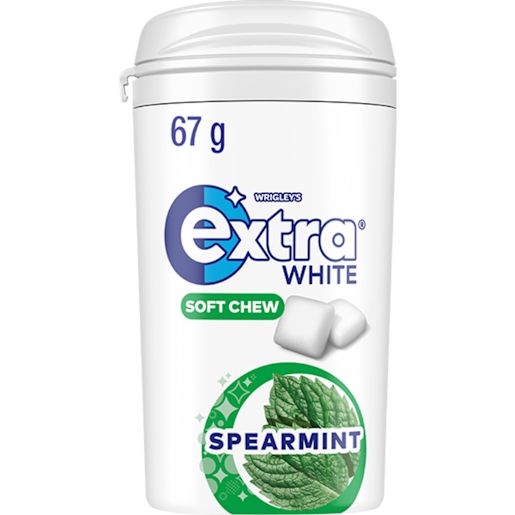 EXTRA SOFT CHEWS SPEARMINT BOTTLE 67GM