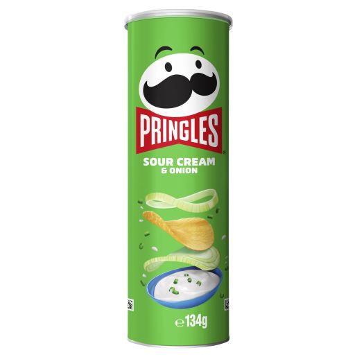 SOUR CREAM & ONION POTATO CHIPS 134GM