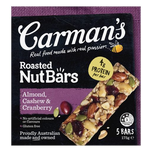 ALMOND CASHEW & BERRY NUT BAR 175GM