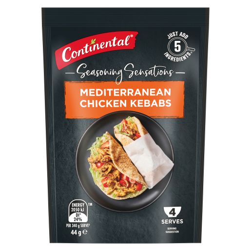 MEDITERRANEAN CHICKEN KEBARBS RECIPE BASE 44GM