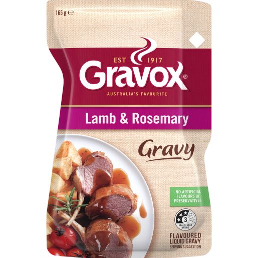 GRAVY LIQUID LAMB AND ROSEMARY 165GM