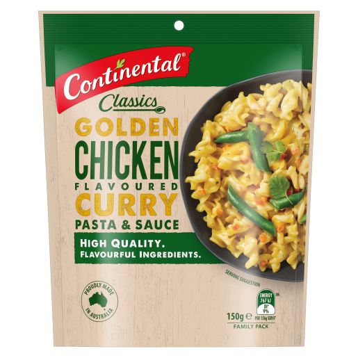 PASTA & SAUCE CHICKEN CURRY 150GM