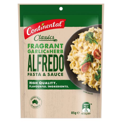 PASTA & SAUCE ALFREDO GARLIC HERB 85GM