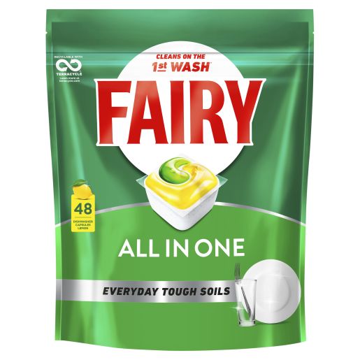 LEMON ALL IN ONE DISHWASHING TABLETS 48PK