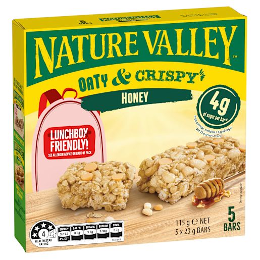 OATY & CRISPY HONEY BAR 115GM