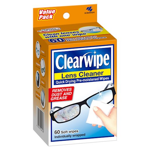 LENS CLEANER 60PK