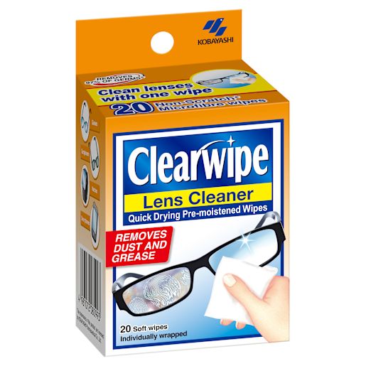 LENS CLEANER 20PK