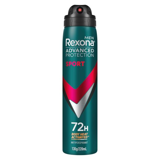 ADVANCED SPORT MENS ANTIPERSPIRANT AEROSOL DEODORANT 220ML