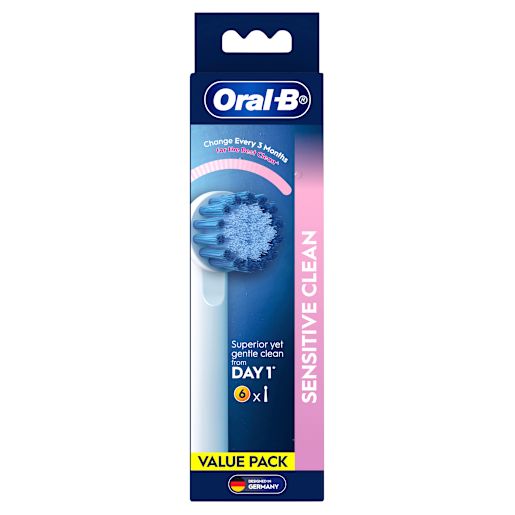 SENSITIVE TOOTHBRUSH REFILLS 6PK