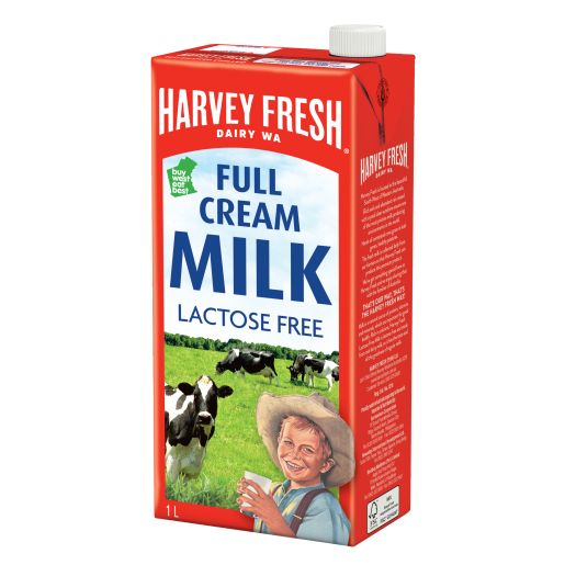 LACTOSE FREE FULL CREAM MILK 1L