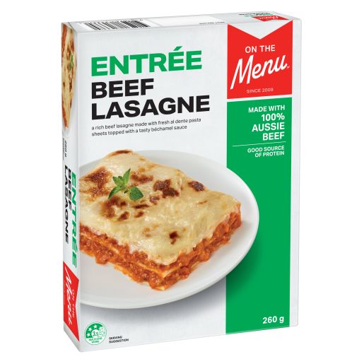 BEEF LASAGNA 260GM