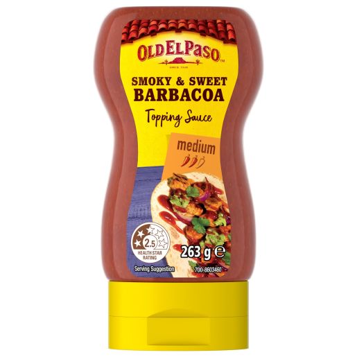 SMOKY & SWEET BARBACOA TOPPING SAUCE 263GM