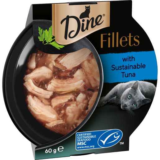 DOME CHICKEN TUNA FILLETS IN GRAVY 60GM