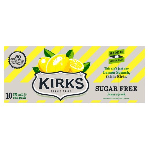 SUGAR FREE LEMON  SQUASH 10X375M