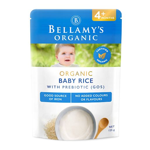 ORGANIC BABY RICE WITH PREBIOTIC 125GM