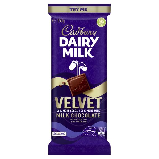 MILK CHOCOLATE VELVET 150GM