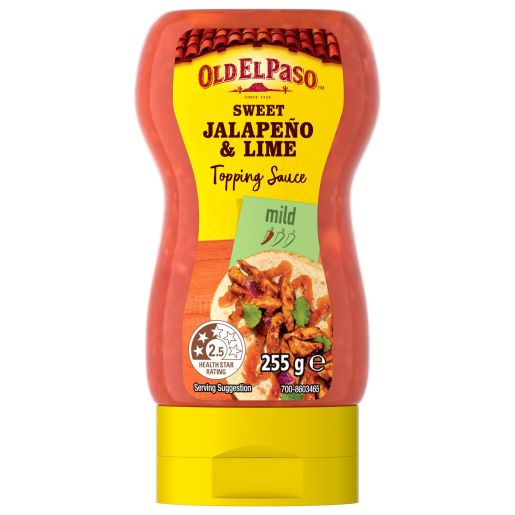 SWEET JALAPENO & LIME TOPPING SAUCE 255GM