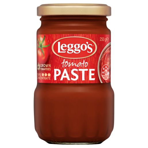 GLASS BOTTLE TOMATO PASTE 250GM