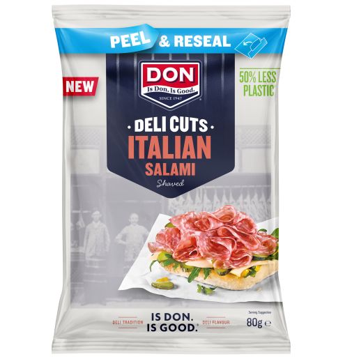 DELI CUTS SHAVED ITALIAN SALAMI 80GM