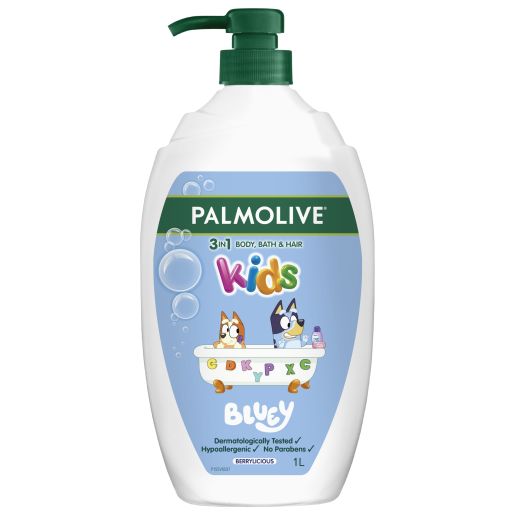 KIDS 3IN1 BODY BATH HAIR WASH 1L