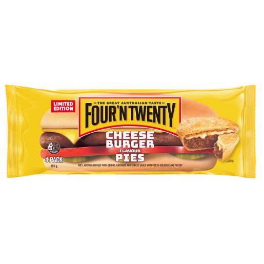 CHEESEBURGER PIE 4 PACK 700GM