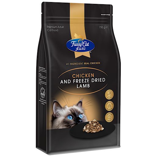 CHICKEN & FREEZE DRIED LAMB LUXE DRY CAT FOOD 750GM