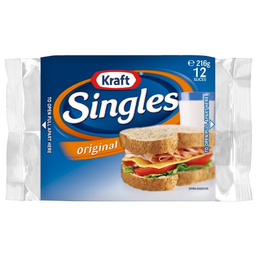 CHEESE SINGLES ORIGINAL 216GM