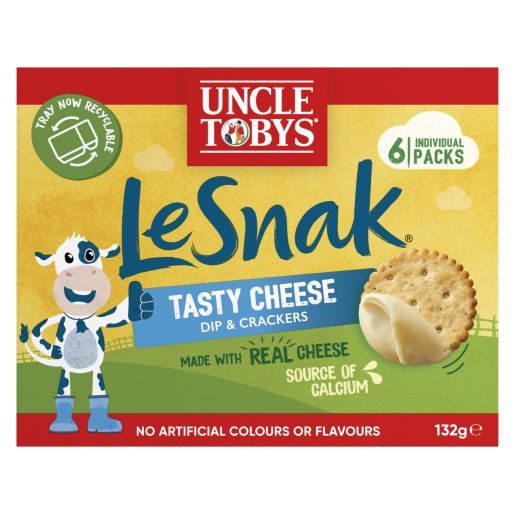 LE SNAK TASTY CHEESE BISCUITS 132GM