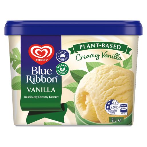 BLUE RIBBON VANILLA PLANT BASED NON-DAIRY FROZEN DESSERT 2L