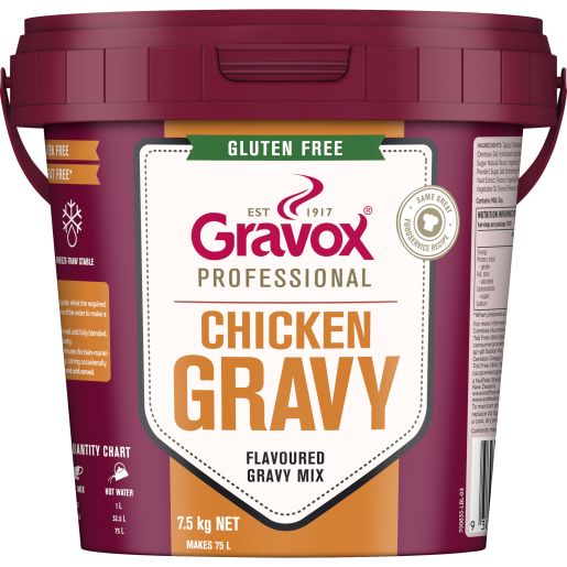 GRAVY CHICKEN GLUTEN FREE 7.5KG