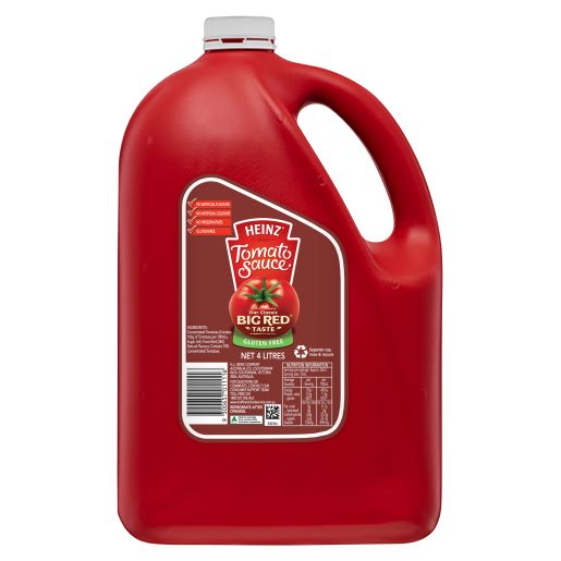 GLUTEN FREE BIG RED TOMATO SAUCE 4L