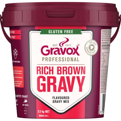 GRAVY RICH BROWN GLUTEN FREE 2.5KG