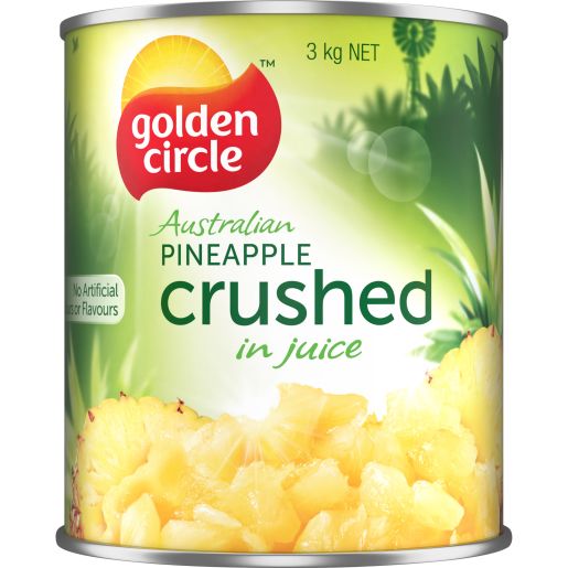 AUSTRALIAN PINEAPPLE CRUSHED IN JUICE 3KG