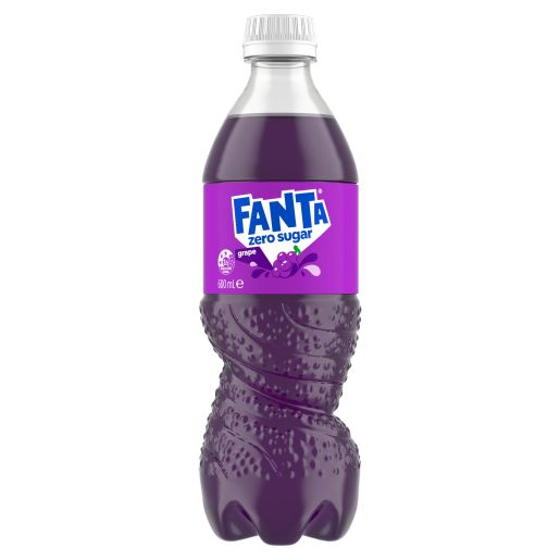 GRAPE ZERO FLAVOUR SOFT DRINK 600ML