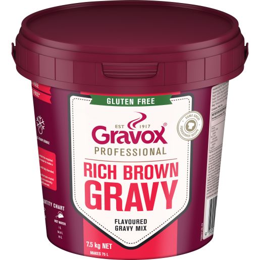 GRAVY RICH BROWN GLUTEN FREE 7.5KG