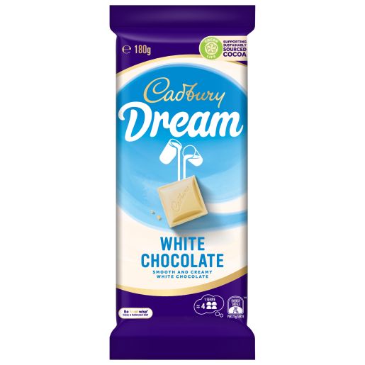 DREAM WHITE CHOCOLATE 180GM