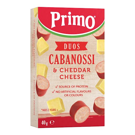 CABANOSSI & CHEESE DUOS 40GM