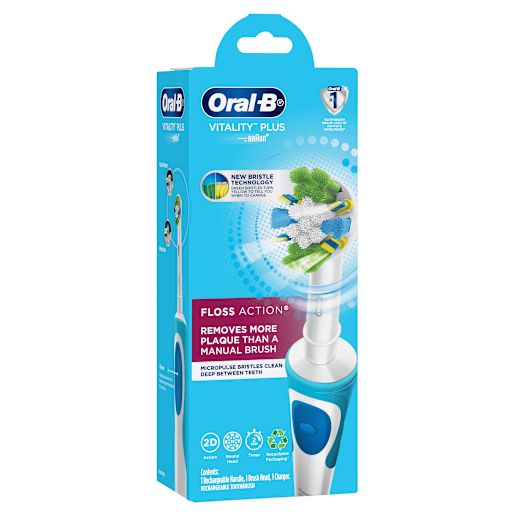 VITALITY FLOSS ACTION POWER BRUSH 1PK