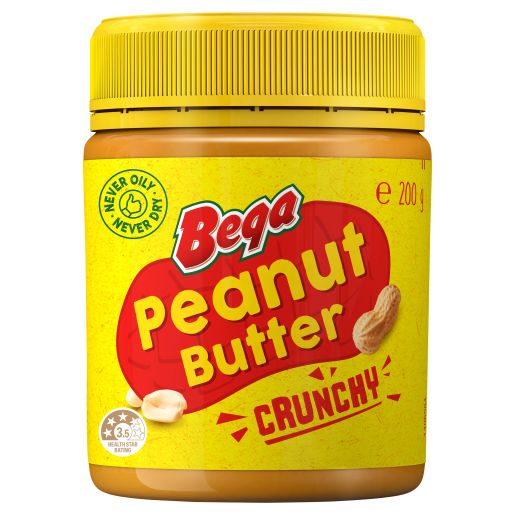 PEANUT BUTTER CRUNCHY 200GM